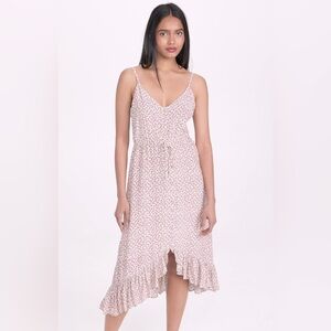 NWOT Rails Frida Garden Party HighLow Floral Ruffle Dress w/drawstring waist -Sm